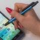 Металева ручка зі стилусом SPEEDY синій - 006704
