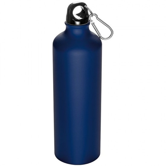 Пляшка для води CRANFORD, алюмінієва, 800 мл темно-синій - 019444
