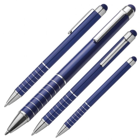 Ручка зі стилусом LUEBO синій - 041804