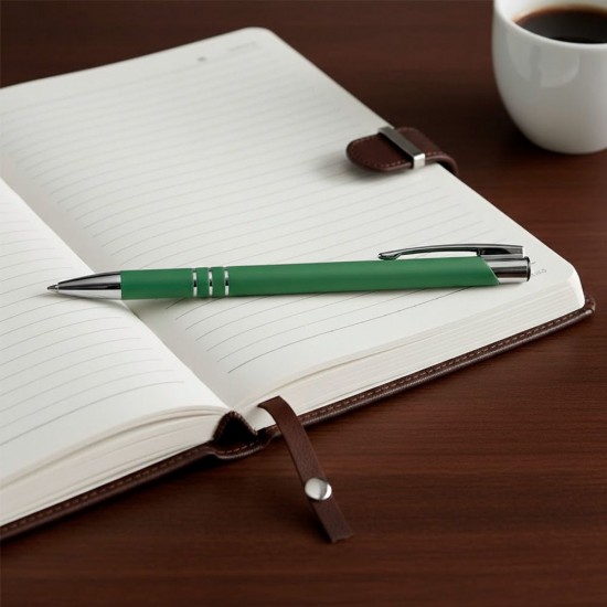 Ручка металева кулькова Easy Gifts New Jersey зелений - 055509