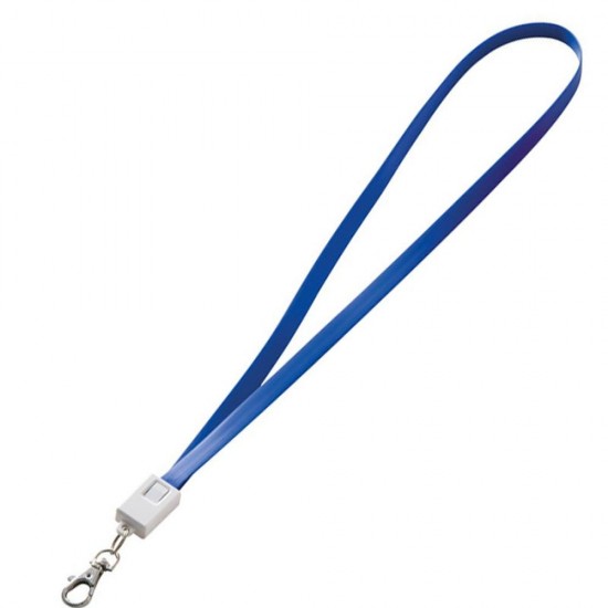 Шнур силіконовий для передачі даних USB / microUSB RENO синій - 063904