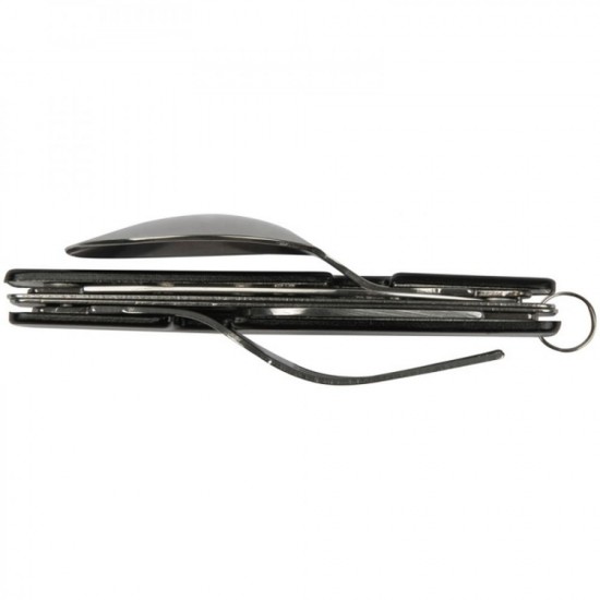 Кемпінговий набір столових приборів 4в1 Easy Gifts Pamplona чорний - 081603 Кемпінговий набір столових приборів 4в1 Easy Gifts Pamplona чорний - 081603