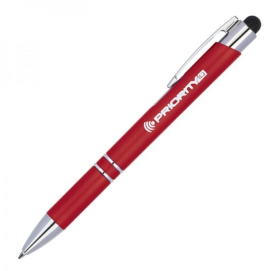Пластмасова ручка зі стилусом WORLD  - 089205