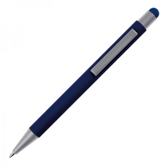Металева ручка зі стилусом SALT LAKE CITY темно-синій - 093444