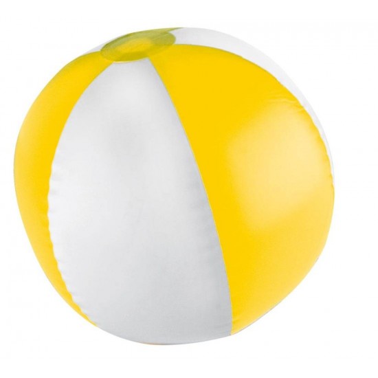 Двокольоровий пляжний м'яч Key West жовтий - 105108