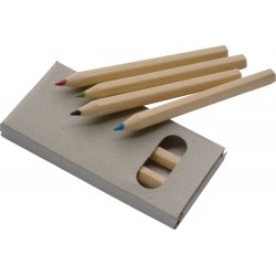 Олівці кольорові Easy Gifts Minnie, 6шт коричневий - 112701