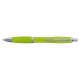 Ручка пластикова з металевими елементами світло-зелений - 168229