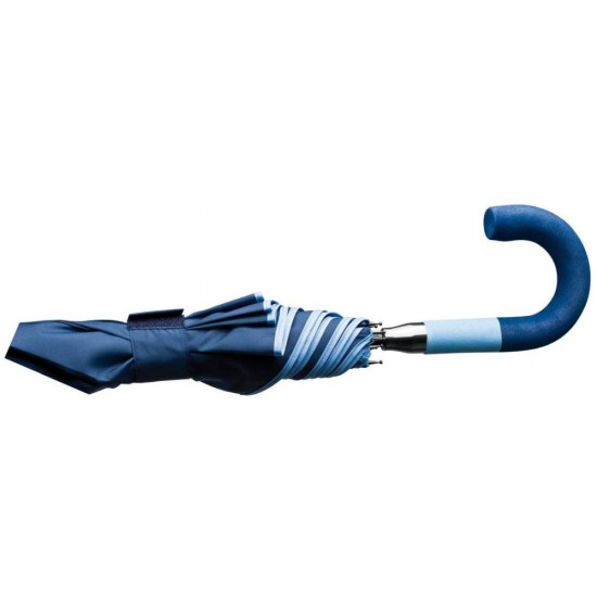 Парасоля-тростина автоматична Easy Gifts Lexington темно-синій/небесно-блакитний - 186904