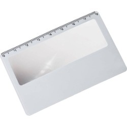 Лупа з лінійкою Easy Gifts Posen білий - 199806