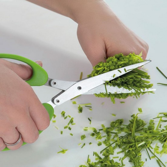 Ножиці для цибулі Easy Gifts Bilbao, сталеві зелений - 302629