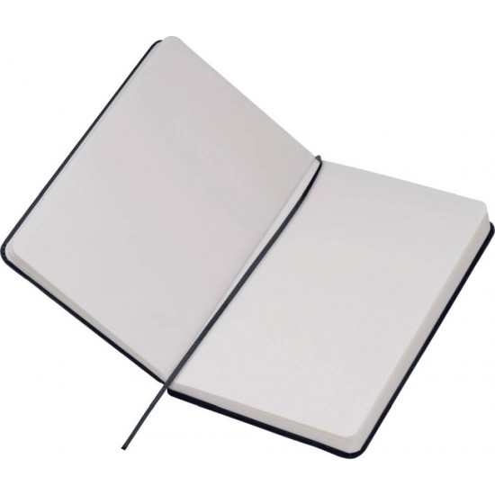 Блокнот без лініювання A5 Easy Gifts Kiel, тверда обкладинка чорний - 312103