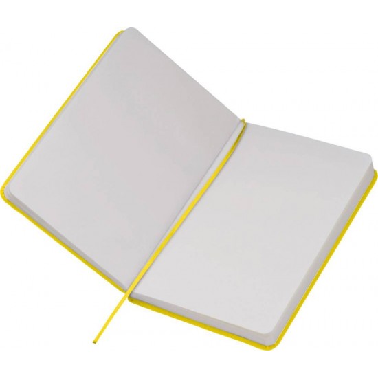 Блокнот без лініювання A5 Easy Gifts Kiel, тверда обкладинка жовтий - 312108