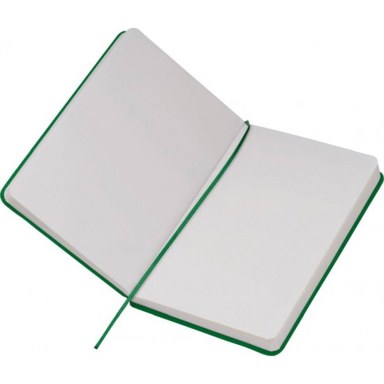 Блокнот без лініювання A5 Easy Gifts Kiel, тверда обкладинка зелений - 312109