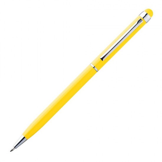 Ручка металева зі стилусом ORLEANS жовтий - 337808