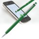 Ручка металева зі стилусом ORLEANS зелений - 337809