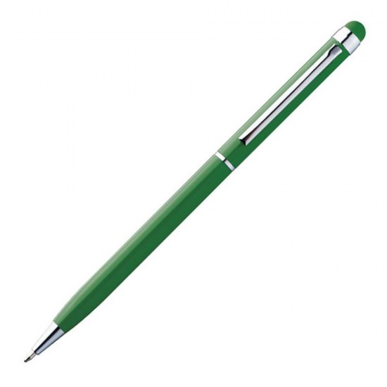 Ручка металева зі стилусом ORLEANS зелений - 337809