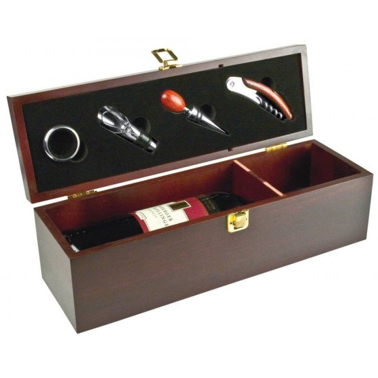 Подарункова коробка-кейс для вина Jesolo коричневий - 400701