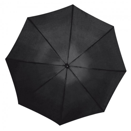 Велика парасолька з гумовою ручкою Hurrican чорний - 518703