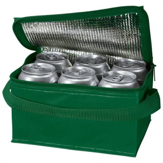 Сумка-холодильник для 6 банок 0,33 l Aspen темно-зелений - 700499
