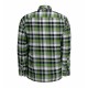 Сорочка в клітинку чоловіча ID на кнопках зелений - 0204530M