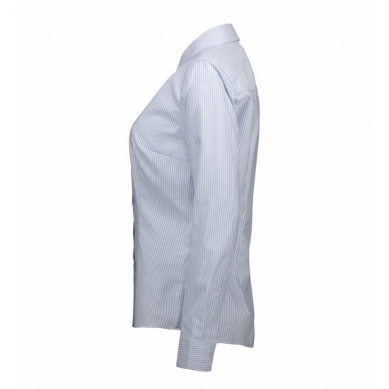 Сорочка жіноча ID Oxford блакитний смугастий - 0271121S