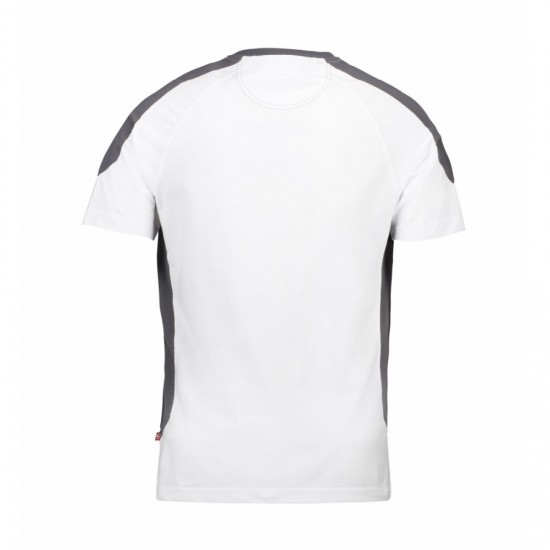 Футболка чоловіча PRO Wear з контрастними вставками білий - 0302001S Футболка чоловіча PRO Wear з контрастними вставками білий - 0302001S