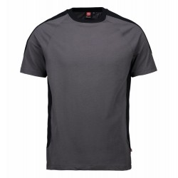Футболка чоловіча PRO Wear з контрастними вставками сріблясто-сірий - 0302265XL