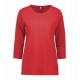Лонгслів жіночий PRO Wear з рукавами 3/4 червоний - 03133303XL