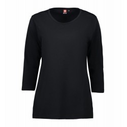 Лонгслів жіночий PRO Wear з рукавами 3/4 чорний - 03139006XL