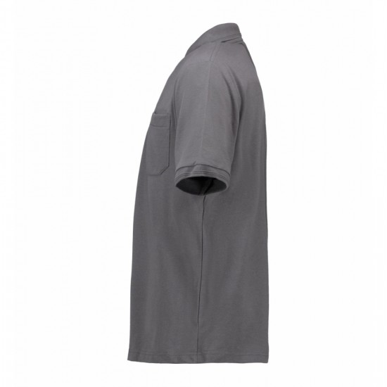 Футболка поло чоловіча PRO Wear з кишенею сріблясто-сірий - 03202653XL