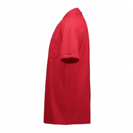 Футболка поло чоловіча PRO Wear з кишенею червоний - 0320330XS