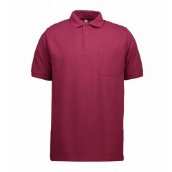Футболка поло чоловіча PRO Wear з кишенею бордовий - 03203453XL Футболка поло чоловіча PRO Wear з кишенею бордовий - 03203453XL