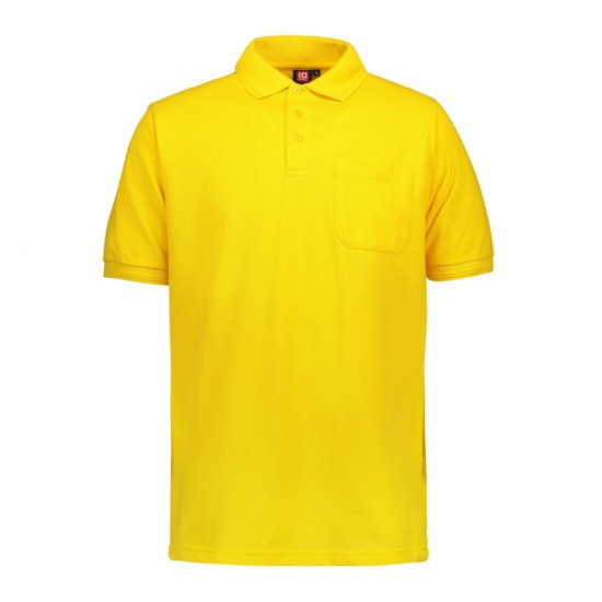 Футболка поло чоловіча PRO WEAR з кишенею жовтий - 03203703XL