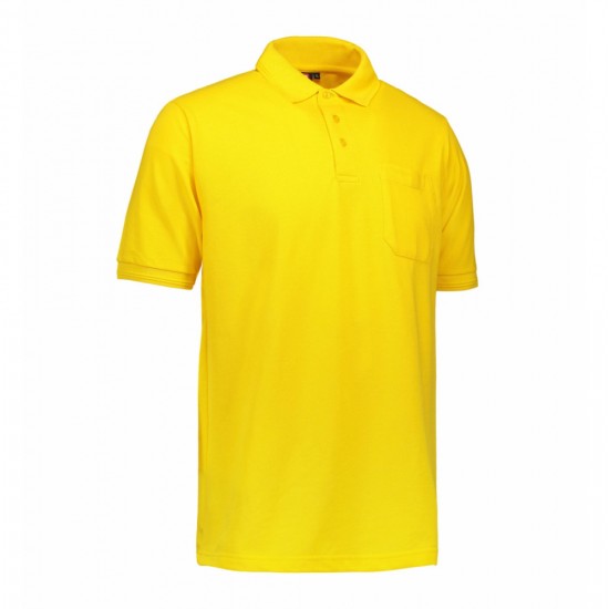 Футболка поло чоловіча PRO WEAR з кишенею жовтий - 0320370L