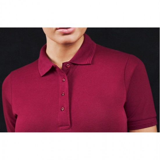Футболка поло жіноча PRO Wear бордовий - 0321345L Футболка поло жіноча PRO Wear бордовий - 0321345L