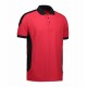 Футболка поло чоловіча PRO Wear з контрастними вставками червоний - 0322330L