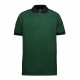 Футболка поло чоловіча PRO Wear з контрастними вставками темно-зелений - 03225903XL