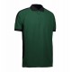 Футболка поло чоловіча PRO Wear з контрастними вставками темно-зелений - 03225903XL