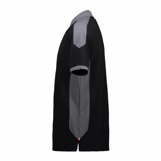 Футболка поло чоловіча PRO Wear з контрастними вставками чорний - 0322900XS