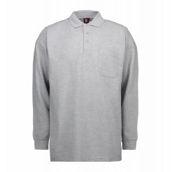 Лонгслів поло чоловічий PRO Wear сірий меланж - 0326210S