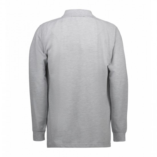 Лонгслів поло чоловічий PRO Wear сірий меланж - 03262104XL