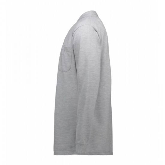 Лонгслів поло чоловічий PRO Wear сірий меланж - 03262104XL