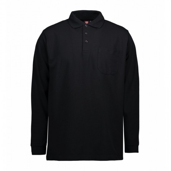 Лонгслів поло чоловічий PRO Wear чорний - 0326900XL