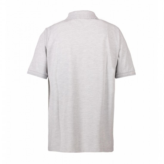 Футболка поло чоловіча PRO Wear на кнопках сірий меланж - 03302103XL Футболка поло чоловіча PRO Wear на кнопках сірий меланж - 03302103XL