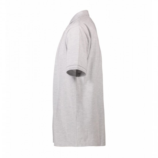 Футболка поло чоловіча PRO Wear на кнопках сірий меланж - 03302103XL Футболка поло чоловіча PRO Wear на кнопках сірий меланж - 03302103XL