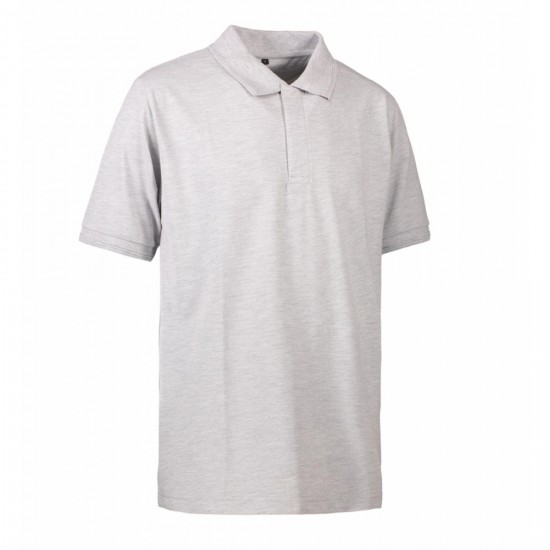 Футболка поло чоловіча PRO Wear на кнопках сірий меланж - 03302103XL Футболка поло чоловіча PRO Wear на кнопках сірий меланж - 03302103XL