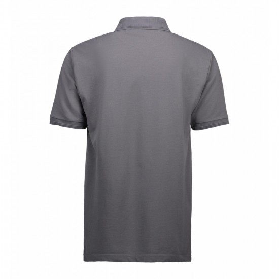 Футболка поло чоловіча PRO Wear на кнопках сріблясто-сірий - 0330265XXL