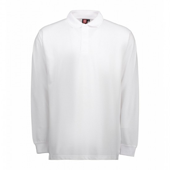 Лонгслів поло чоловічий PRO Wear на кнопках білий - 0336001XS