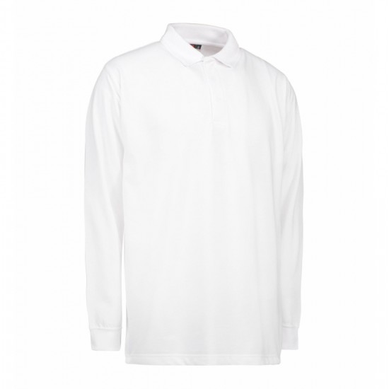 Лонгслів поло чоловічий PRO Wear на кнопках білий - 0336001XS