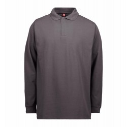 Лонгслів поло чоловічий PRO Wear на кнопках сріблясто-сірий - 0336265XXL